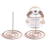 QingVoTool Crochet Doll Stands 2Pcs, Stuffed Animal Display Stand, Metal Amigurumi Crochet Display Stand for Emotional Support Positive Crochet Animals Potato Turtle Motivational Desk Decor, Rose Gold