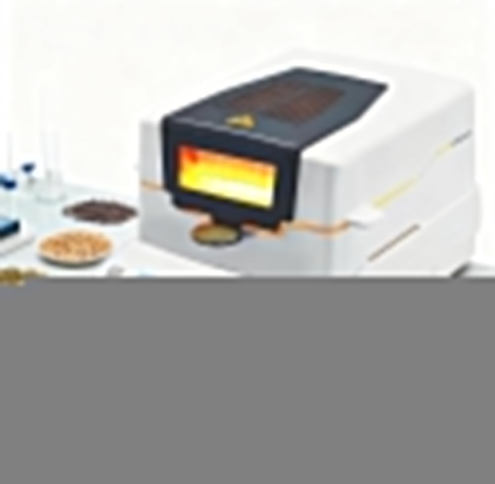 Analizador de humedad halógeno digital, ajustable de 40 a 199 °C, temporizador de 1 a 99 minutos para pruebas de laboratorio de alimentos, granos y farmacéuticos