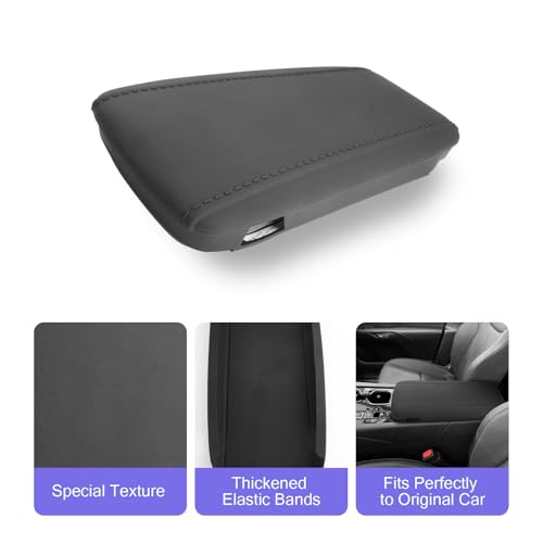 LUWU [Update] 2026 RX350/RX450/RX500h Center Console Cover Compatible with 2023 2024 2025 2026 Lexsu RX350/RX450/RX500h Accessories Armrest Console Cover Armrest Covers Silicone Material (Black) by LUWU - Used condition - Image 7