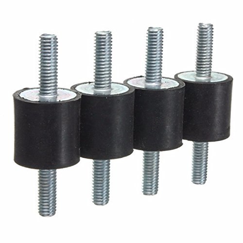 Supporti Antivibranti M6 In Gomma | Isolatori Ammortizzatori 20x15mm | Per Macchine E Motori - Foto 2