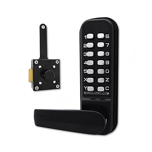 BORG LOCKS BL4409 digital trägrind med slamlås
