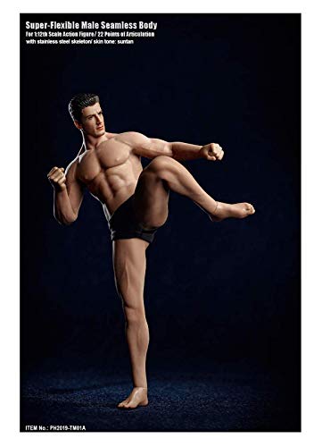 Tbleague Obest 1/12 Male Body 6 Inch Tbleague Action Figure Full Set-Silicone Body+Head+Underwear-1/12 Scale Super Flexible Male Dolls For Arts/Drawings/Photography F Mezco Shf Ml(Ph2019-Tm01A) (Jh6N) #TOP5