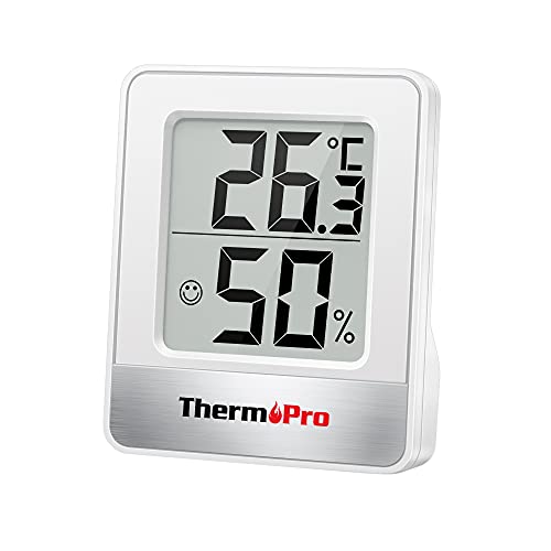 ThermoPro Pequeño higrómetro digital, termómetro de interior