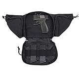 CREATOR Concealed Carry Pistol Pouch Tactical Fanny Pack Waist Gun Bag Fits 1911 and G 17,19,20 and...
