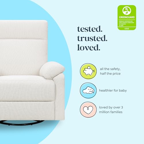 image for Davinci Suzy Glider Recliner Nursery Chair - Versatile Glider Rocking 