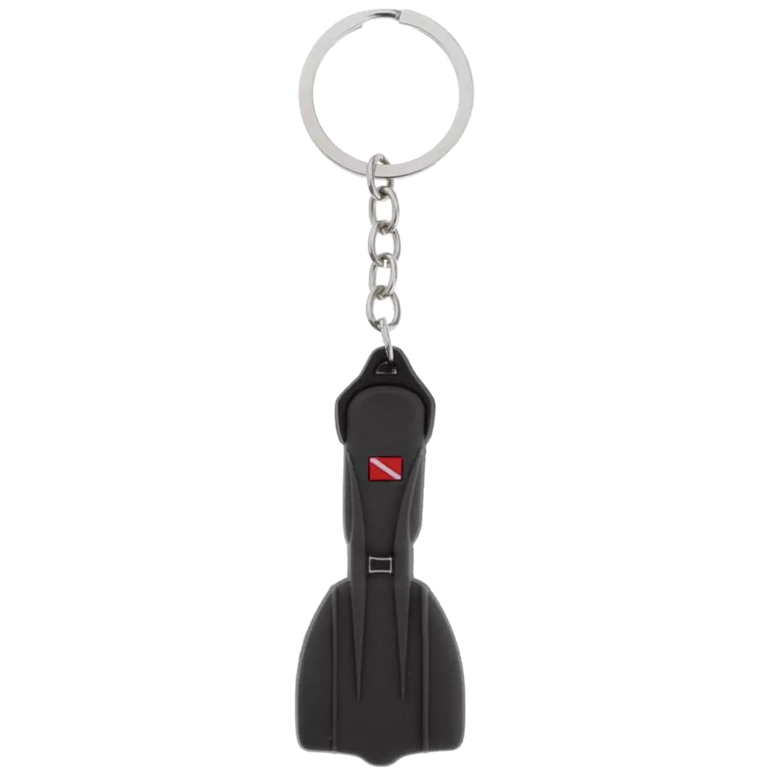 Hxnh Unisex Kids Bk Silicone Scubas Flippers Keyring Portable Diving Fin Keyring Adornment