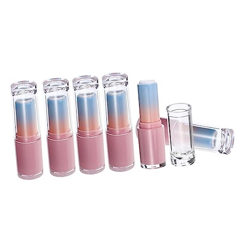 LALADEFIEE 6���F�������b�v�X�e�B�b�N�`���[�u �O���f�[�V�����Ή� �p��e�� �ė��p�\�ȃ��b�v�o�[���P�[�X �t�R��h�~ ���݌v