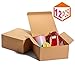 MESHA Brown Gift Boxes 8x8x4'',12 PC Kraft Paper Gift Boxes with Lids for Bridesmaid Proposal,Mother's Day,Birthday Party,Wedding,Graduation,Crafting