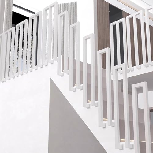 Rambarde d'escalier en acier robuste pour marches avec ancrage latéral - 7