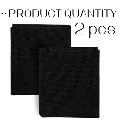 Pack of 2 Black Final Backing Cloth 72х40''– Black Vinyl Fabric Cloth Primary Tufting Backing Fabric Non Slip with Plum Blossom Pattern Rug for Crafts Carpet Making Supplies by YARRD - Used condition - Image 2