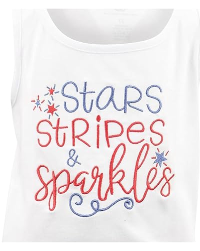 Image of Unique Baby Girls Toddler Big Kid Sleeveless Tank with Pom Pom 2pc Shorts Set Outfit