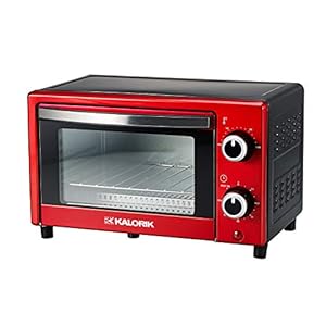 Team Kalorik TKG OT 2025 RD Mini Four 900 Verre Rouge Métallique 9 L