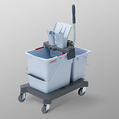 Vileda Professional 148343 Ultraspeed Pro Single Mop Bucket, Handle, Frame, Trio Mop (1 Unit) #TOP1