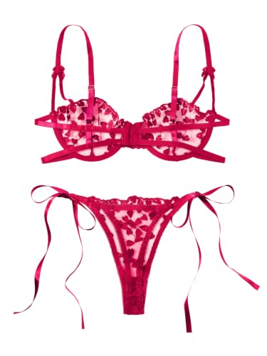 Image of Lilosy Sexy Lingerie Set 2 Piece Women Bra and Panty