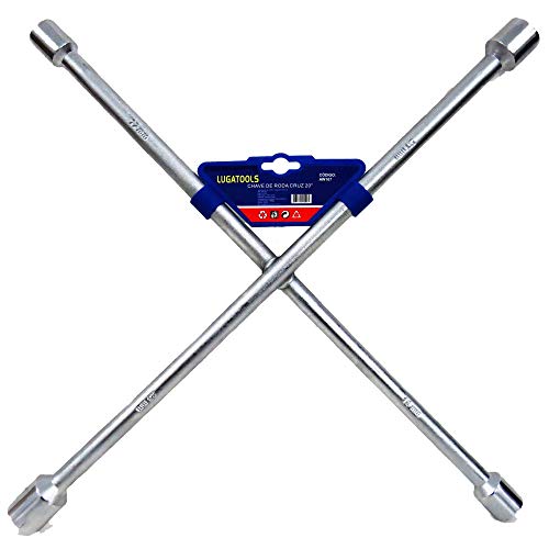 Chave De Roda Cruz 4 Bocas 20 Pol. Grande 17x19x21x23mm