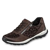 Veloursleder Gabor Comfort Schnürschuhe Rolling Soft grau 39½