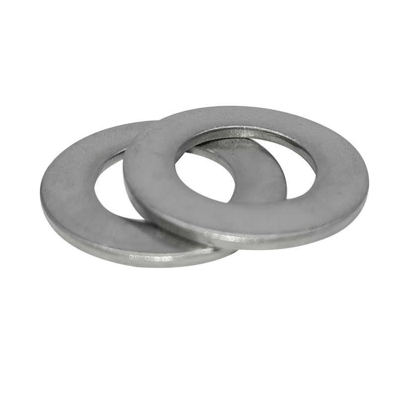 platte ring, stalen ringen 5-100 stuks platte ringen, metalen ringen, 304 roestvrijstalen ringen, gewone ringen, M1.6 M2 M2.5 M3 M3.5 M4 M5 M6 M8 schroefhardwareaccessoires (maat: M2.5 100 stks) (Siz
