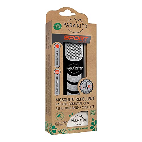 PARA%E2%80%99KITO Black Para'Kito Mosquito Repellent - Sport Edition Wristbands
