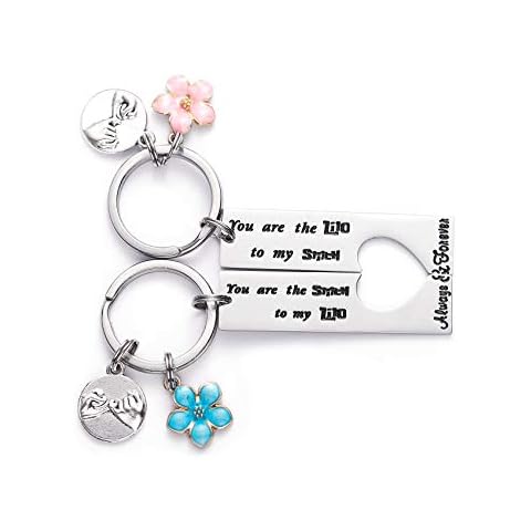 LParkin Lilo and Stitch Schlüsselanhänger mit Aufschrift "You are the Lilo to My Stitch", inspiriert von Lilo and Stitch", Geschenk für BFF Medium Cover