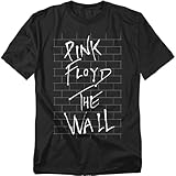 Pink Floyd The Wall Album Rock Band Black T Shirt & Exclusive Stickers (Medium)