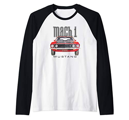 Ford Mustang '69 Mach 1 Raglan Baseball Tee