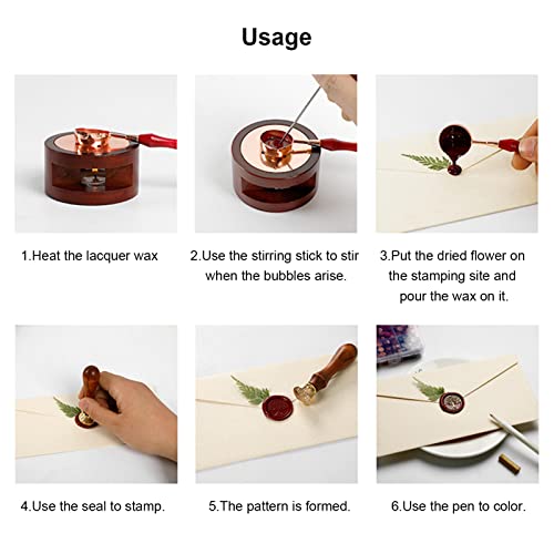 Kiboule 24 Cores Letras Retrô Selo Selo de Cera Conjunto de Carimbo Feito à Mão DIY Envelope Selo Pr