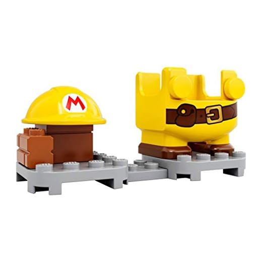 LEGO 71373 Super Mario Baumeister-Mario - Anzug- Erweiterungsset, Baumeister Power-Up Pack