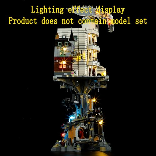 Image of GEAMENT LED Light Kit Compatible with Lego Harry Potter Gringotts Wizarding Bank Collectors' Edition 76417 (Model Set Not Included)