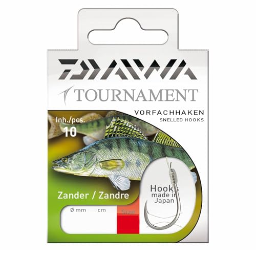 Daiwa Tournament Snelled Zander Hooks 70cm 10pcs
