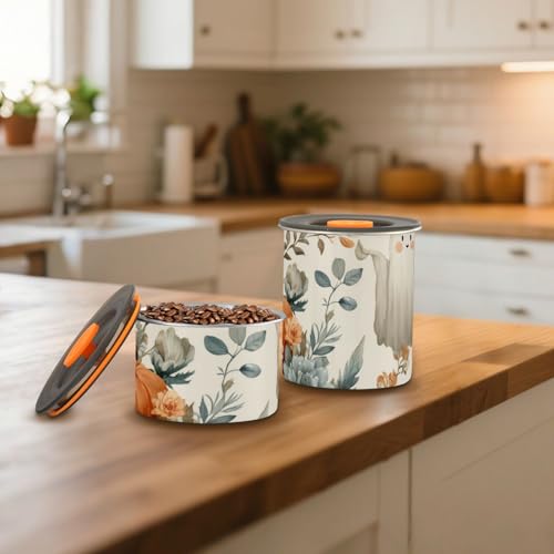 Contenedor hermético 900ml acero inoxidable para café miniatura 7