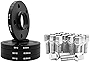 4pc Staggered Wheel Spacers 5x112 15 MM & 20 MM Thick 66.56 Hub Centric + Chrome Ball Seat Bolts 09-2019 A4 A5 A6 A7 A8 All Road S4 S5 S6 S7 RS5 RS7 Q5 SQ5 W/Factory Wheels