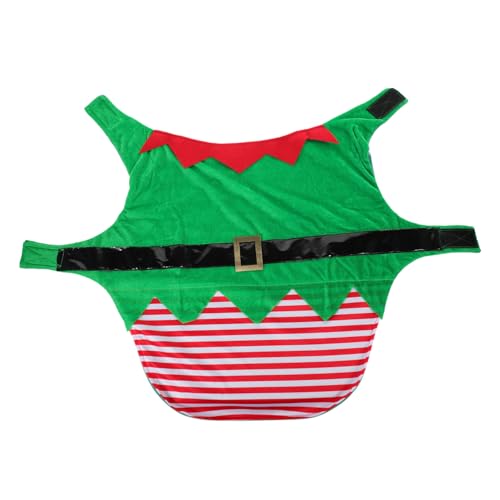 Abaodam Abrigo de Navidad para perro, adorable traje de elfo para perros, cómodo, transpirable, para fiestas de vacaciones, bonito disfraz de cosplay para mascotas