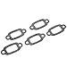 FLMLF Gasket for Exhaust Pipe Fit 23CC 26CC 29CC 30.5CC 32CC 35CC 36CC 1/5 RC Car Engine for 1/5 RC HPI Baja 5B 5T 5SC Redcat HSP FG Buggy (5Pcs)