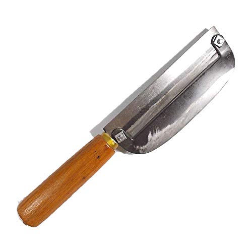 1X Sugarcane Cane Peeler Knife Kinves Koonkatty Thai Cutlery Iron Blade 6" Wood Handle Kitchenware Cook #TOP4