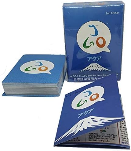 JGO Japanese Language Card Game for Beginners! Learn Japanese by Playing a Fun Conversational Card Game!