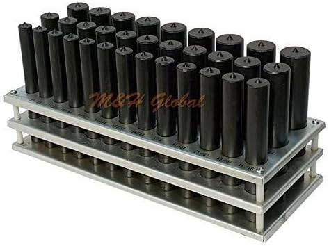 33 PCS 1/2-1'' Transfer Punch By 64th Set Punches Machinist Thread Tool