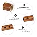 BESTonZON 3pcs Wooden Piccolo Little Flute Traditional Chinese Musical Instrument No Lacquer Fashionable Mirror Polishing
