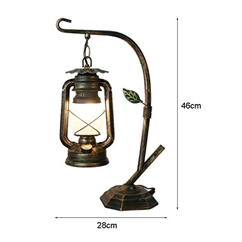 Lanterne à kérosène vintage lampe de table rétro avec éclairage chaude comme jamais - 4