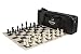 US Chess Federation Supreme Triple Weighted Chess Set Combo - Black