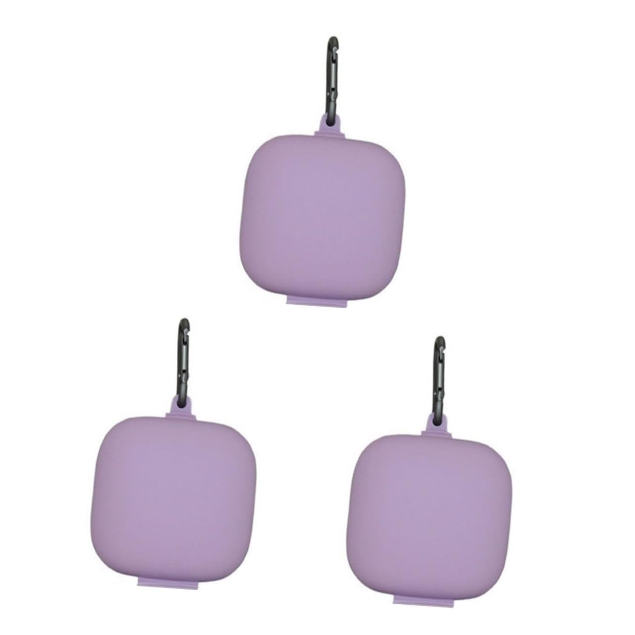 HEMOTON 3piezas Caja De Almacenamiento para Auriculares Inalámbricos Diseño De Metal Funda De y Protección para Pro Headset