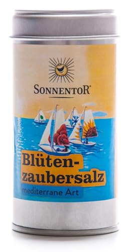 Sonnentor Mediterranes Blütenzaubersalz, Streudose Bio, 90g