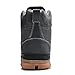 Wondamo Men's Snow Boots Lightweight Waterproof Winter Boots Fur Lined Anti-slip Cold Weather Shoes, Dark Grey, 10.5 US Men