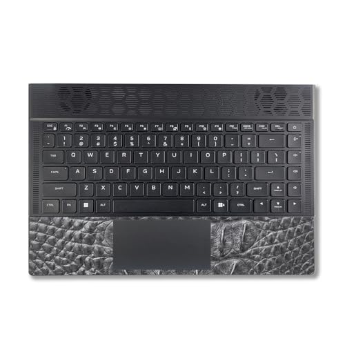 Image of MightySkins Carbon Fiber Skin Compatible with Alienware X14 R2 (2023) Full Wrap Kit - Gator Back | Protective, Durable Textured Carbon Fiber Finish | Easy to Apply & Change Styles | Made in The USA