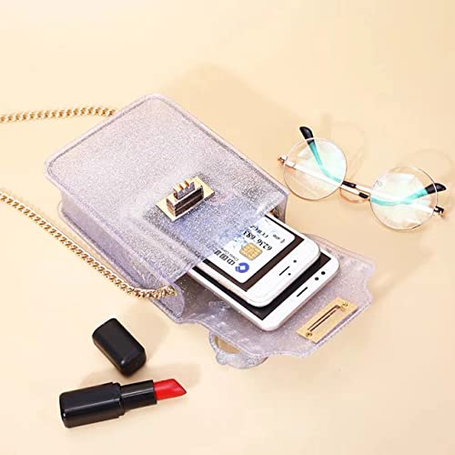Jelly Crossbody Cell Phone wallets Shoulder Purses Handbag for Women3