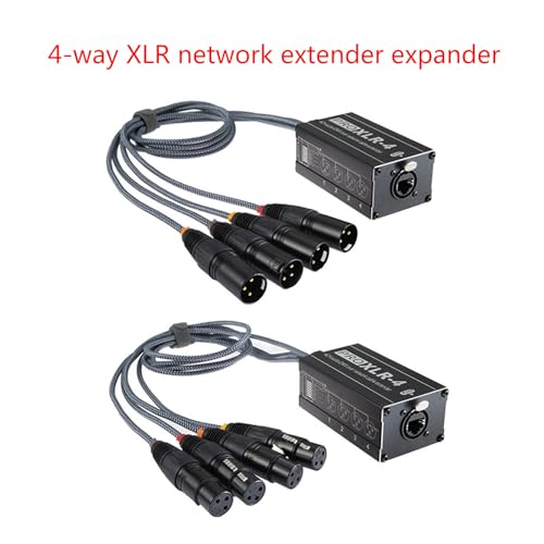 Câble serpent 4 canaux 3 broches Ethercon récepteur réseau Cat5 XLR multipaire