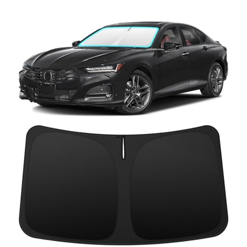 Image of INSAUTO Custom Fit Windshield Sun Shade for Acura TLX 2021-2026 | Foldable Front Window Sunshade Car Accessories, UV & Heat Reflector, Keeps Interior Cool, Includes Storage Bag