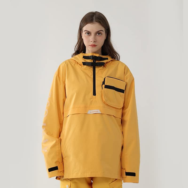 Snowboarding Suit Men Women Winter Thickened Sports Wear Windproof Waterproof Ski Jacket Warm Hooded Clothes