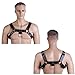 Men's Faux Leather Body Chest Harness Belt Shoulder Cage Belt Party Costume, Sexy Punk Body Harness, Cosplay Nightclub Sexy Punk Clubwear