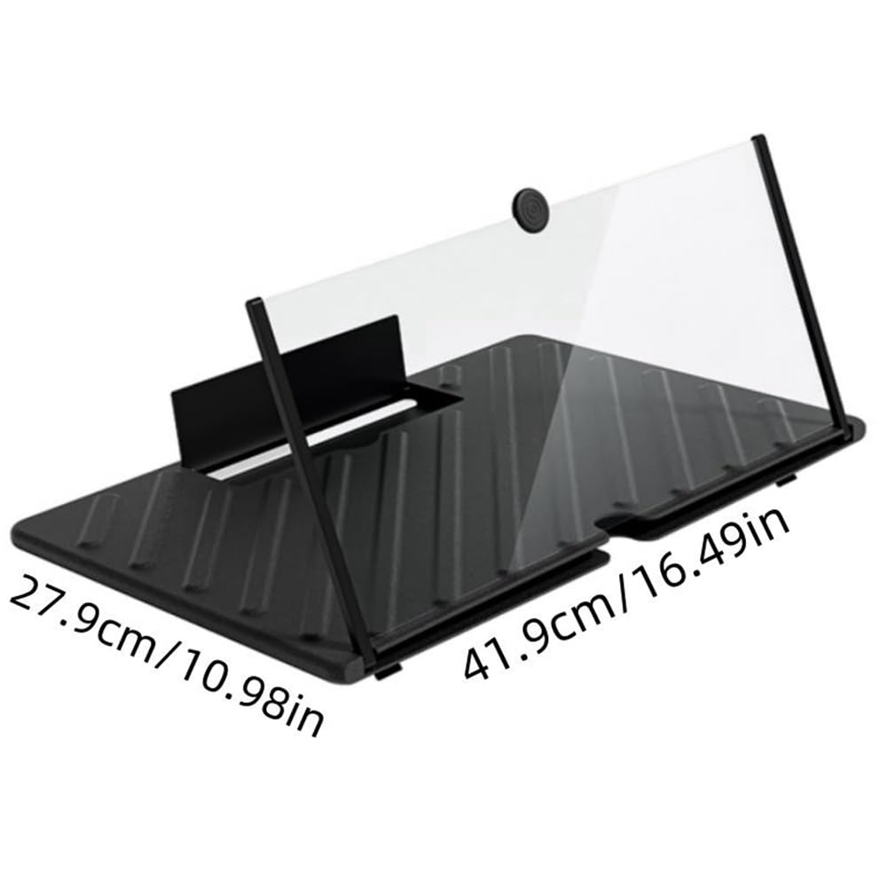 Lente D'Ingrandimento Per Schermo 20 Pollici 3D HD – Amplificatore Pieghevole Con Filtro Luce Blu Per Tutti Gli Smartphone