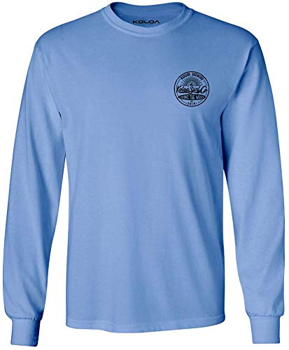 Koloa Surf Mens Vintage Sunbeam Logo Long Sleeve Cotton Tee in Reg, Big and Tall